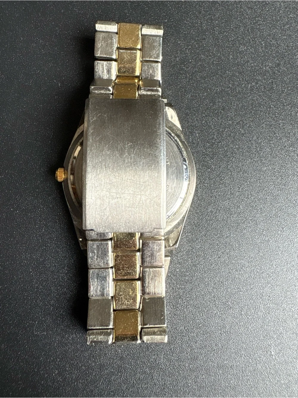 Boca Classics Two-Tone Men's Quartz Watch - Silver & Gold